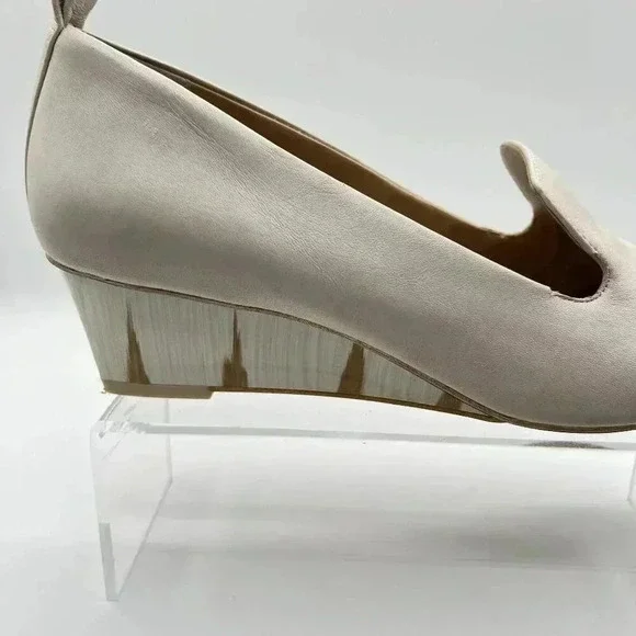 Franco Sarto Womens Cammera Wedges Pump Pointed Toe Leather upper 10 M - Picture 7 of 14